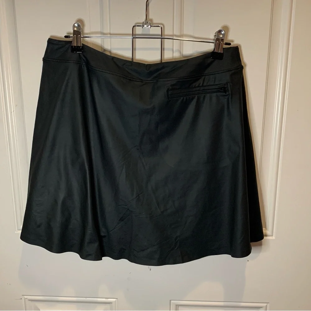 G/Fore Silky Tech Nylon A-Line Skort Shade Onyx Black Sz M Retail Price $145.00 - Picture 16 of 16